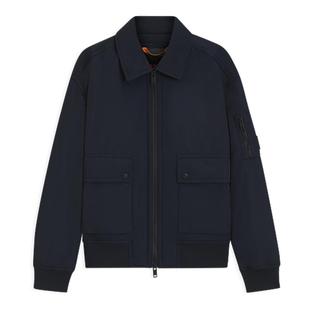 BOSS博斯 一衣两穿 男士 25年秋季 飞行员夹克 新款 可拆卸门襟