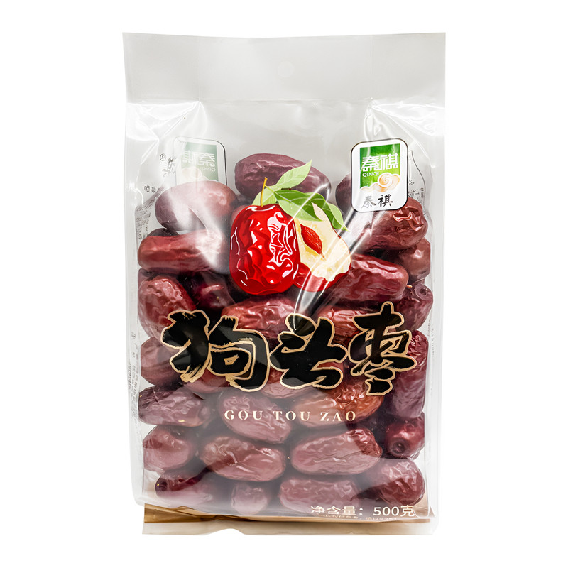 陕西特产狗头枣 红枣 陕北大枣500g 特产干枣送礼 休闲零食食品