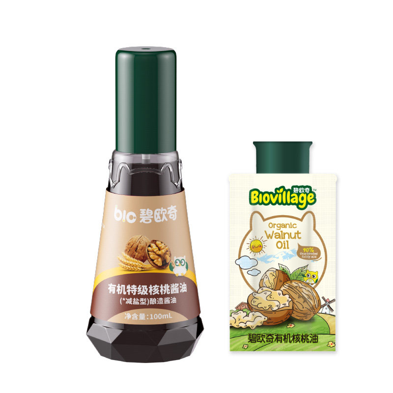 【百补】碧欧奇有机特级核桃酱油无添加儿童调味料减盐送宝宝食谱,婴童食品,调料,淘宝优惠券,粉丝福利购,淘宝优惠卷
