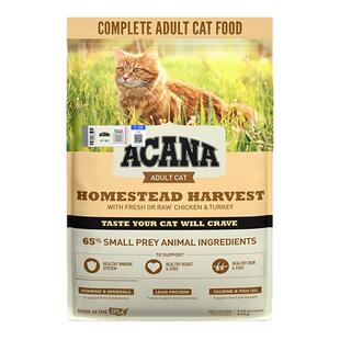 百补ACANA爱肯拿丰收家园鸡肉味成猫幼猫通用全阶段无谷猫粮4.5kg
