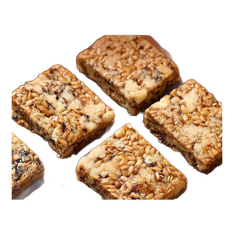 亚麻籽核桃酥官方旗舰店坚果花生仁传统0添加蔗糖零食代餐独立装.