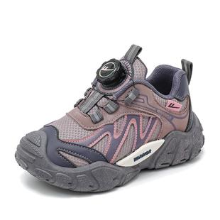 秋冬皮面防水轻便大童高颜值耐脏儿童运动鞋 回力女童鞋 子2025新款