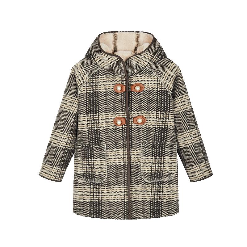 富罗迷女童大衣儿童装冬季新款青少年好看洋气女孩加厚宝宝外套