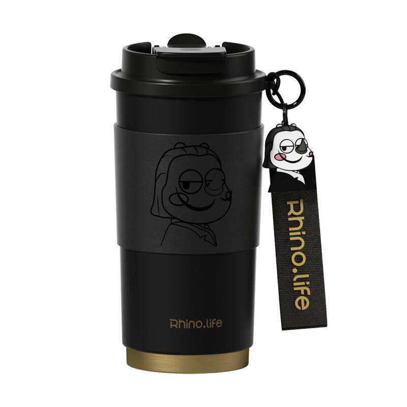 独角犀保温杯女便携陶瓷内胆咖啡杯车载情侣水杯高颜值礼物杯子男 - 百亿补贴品牌优选出品