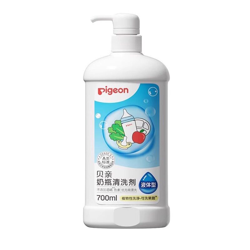 贝亲奶瓶清洁剂婴儿专用清洗奶瓶水果玩具洗洁精宝宝果蔬清洗剂液