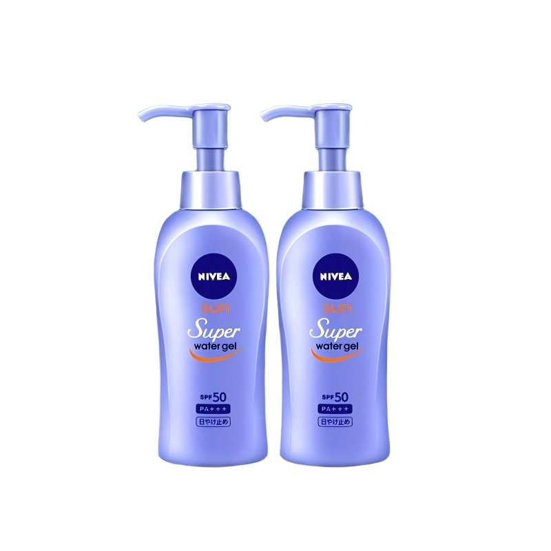 44.9/瓶日本妮维雅身体防晒霜防水防汗清爽不粘敏感肌户外SPF50++