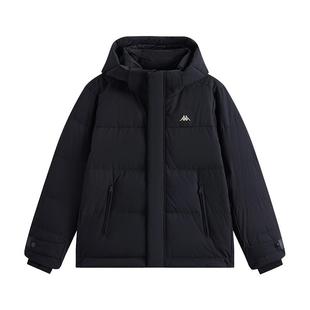 简约舒适百搭保暖连帽羽绒服K0F82YY80 新款 Kappa卡帕女装 2025冬季