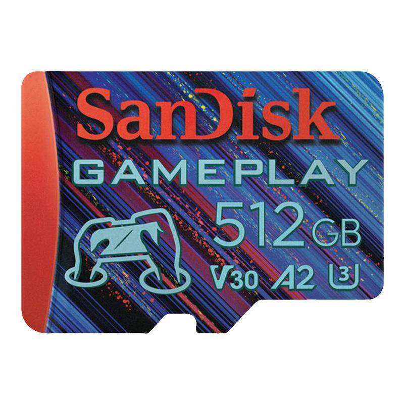 Sandisk闪迪512G内存卡GamePlay microSD存储卡switch内存卡tf卡 - 实物图