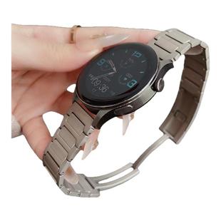 适用华为GT5手表watch4/3Pro表带GT3pro金属表链钢带GT4 46mm钛合金22mm保时捷buds男款Ultimate高级专用腕带
