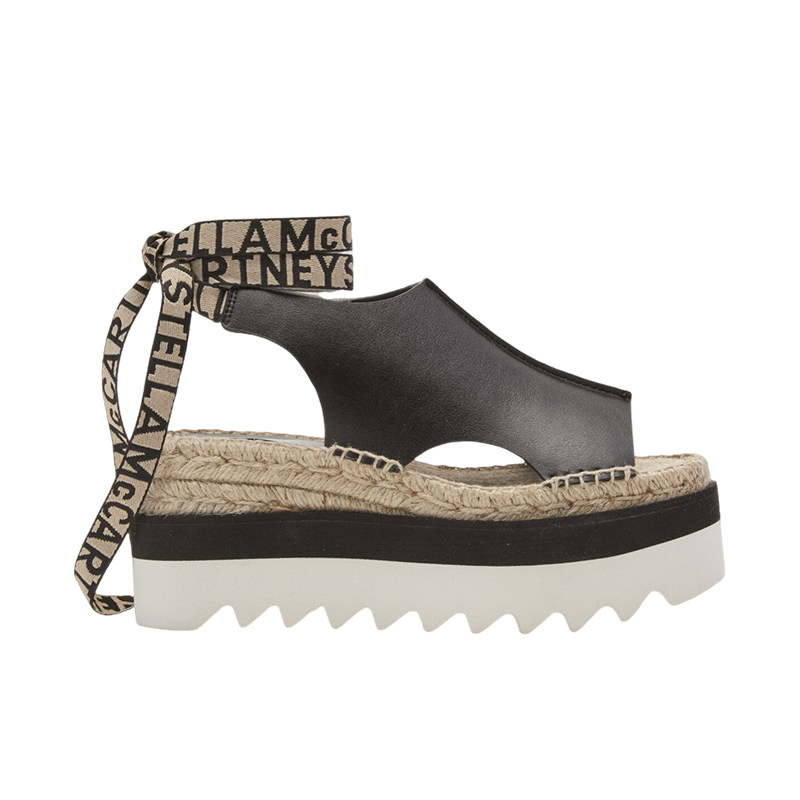 [新年礼物]GAIA Stella McCartney春季泡沫锯齿边露趾厚底凉鞋,女鞋,时装凉鞋,淘宝优惠券,粉丝福利购,淘宝优惠卷