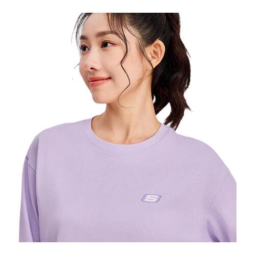 斯凯奇女士长袖衫百搭休闲简约