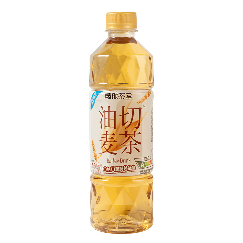 麟珑茶室无糖油切麦茶植物茶0糖0脂0能量茶饮料整箱500ml*15瓶