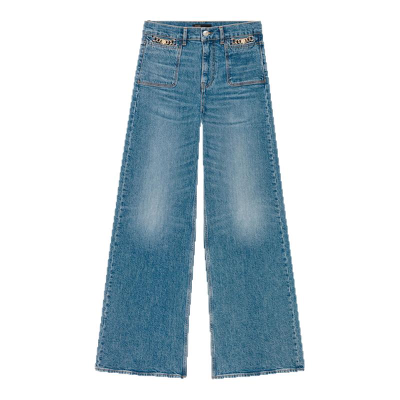 时尚短链装饰细节 气质直筒高腰版型