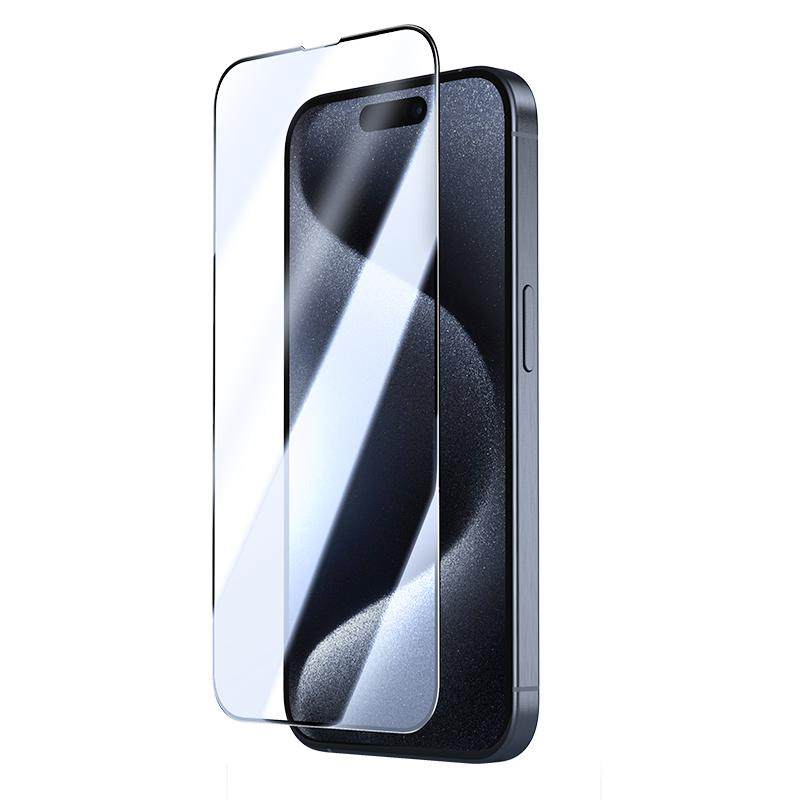 摩可iPhone17手机保护膜AR高清增透钢化膜适用16Plus康宁膜苹果15promax防窥膜防爆防摔抗指纹带无尘贴膜神器