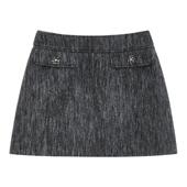 bebe2025秋冬新款 明星同款 女士气质千金风含羊毛半身裙420202