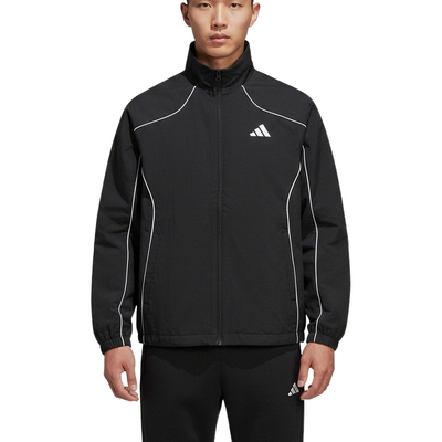 adidas阿迪达斯户外健身跑步外套2026春男运动梭织夹克 KY9983