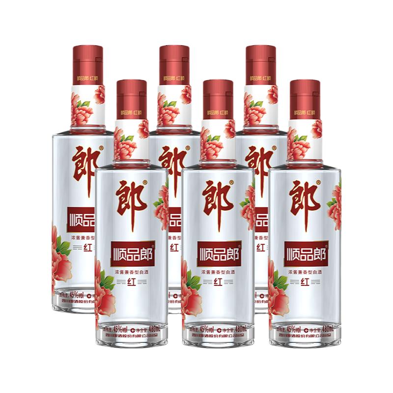 顺品红顺480*6瓶兼香型白酒