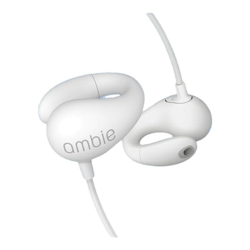 ambie耳夹式有线耳机高颜值适用手机电脑3.5圆孔AM-02