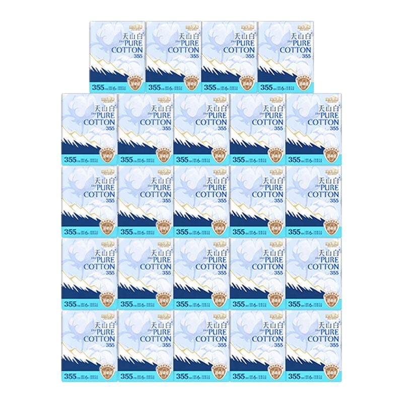 淘淘氧棉消毒级卫生巾夜用355mm6片*24包棉柔丝薄无香官方正品,洗护清洁剂/卫生巾/纸/香薰,卫生巾,淘宝优惠券,粉丝福利购,淘宝优惠卷