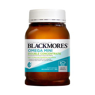 澳佳宝blackmores2倍迷你鱼油omega3深海无腥味双倍高浓度DHA鱼油