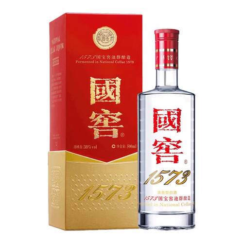 泸州老窖 国窖1573酒浓香型白酒38度单瓶500ml新老包装随机发