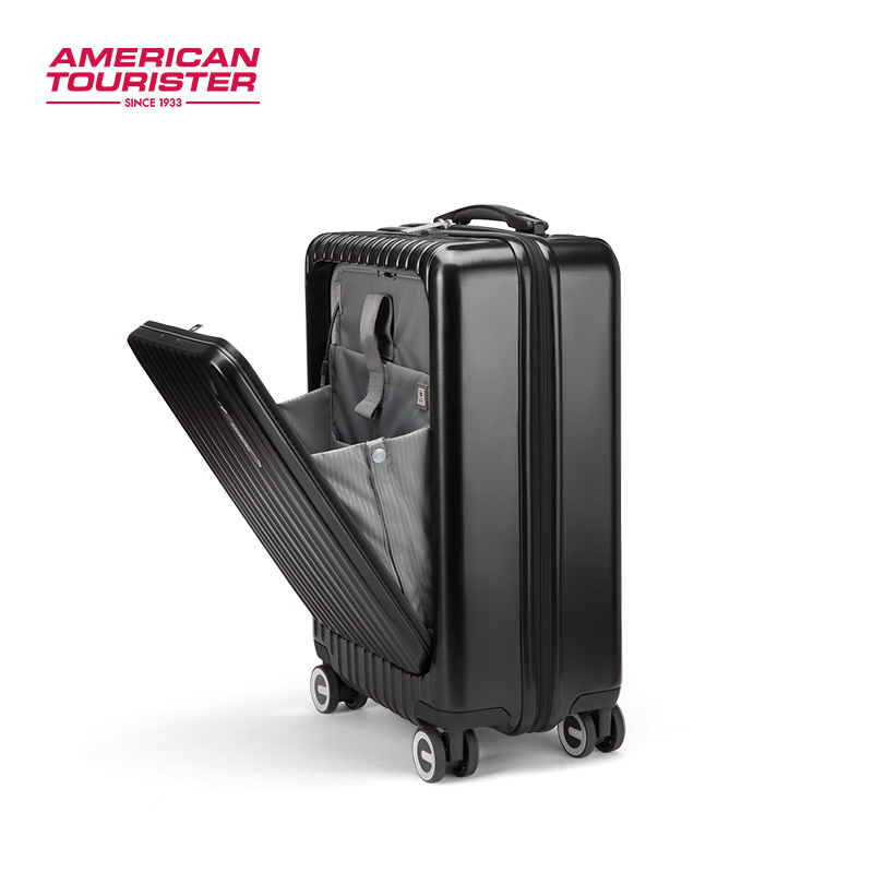 美旅前开口拉杆箱20寸小型商务登机箱行李箱手提旅行箱万向轮79B