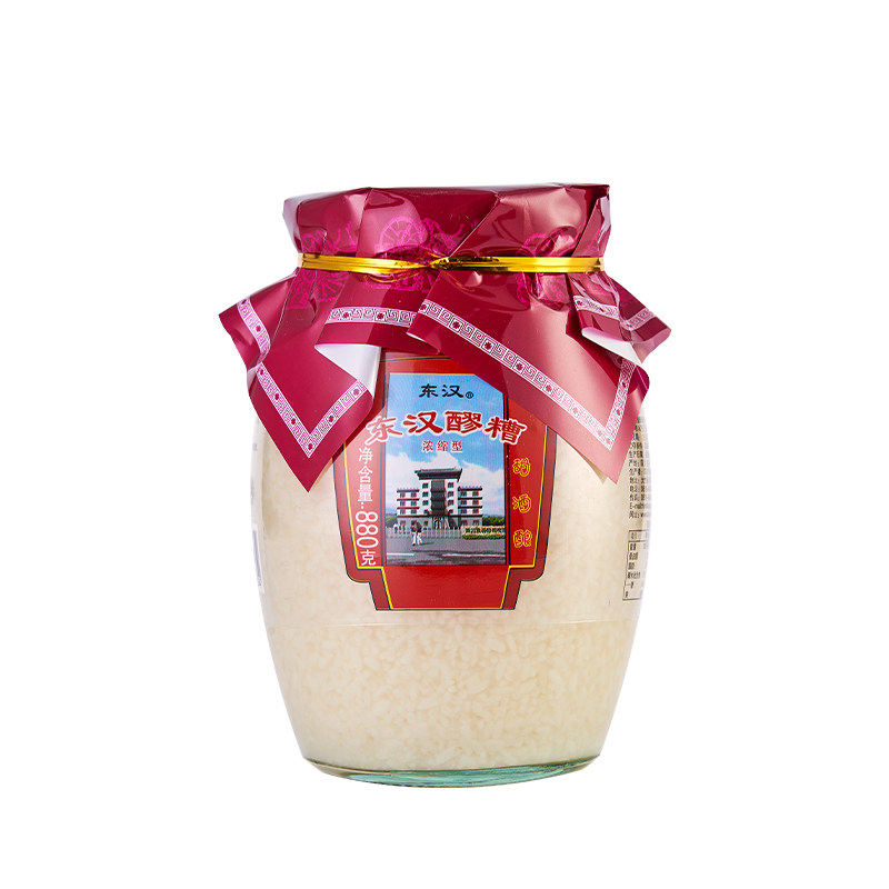 东汉醪糟880g瓶装酒酿四川大竹糯米发酵醪糟家用原味米酒绿色食品