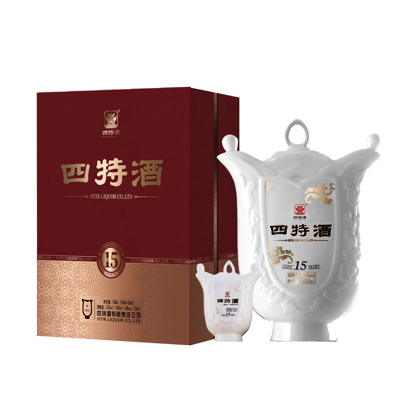 官方正品丨四特酒十五年45度52度陈酿特香型白酒四特15年礼盒装