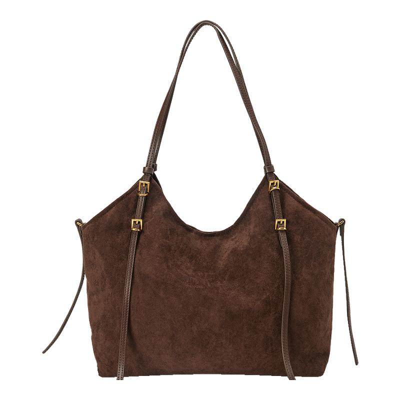 畹町复古麂皮绒托特包女慵懒时尚通勤hobo包上班软皮大容量单肩包,箱包皮具/热销女包/男包,托特包,淘宝优惠券,粉丝福利购,淘宝优惠卷