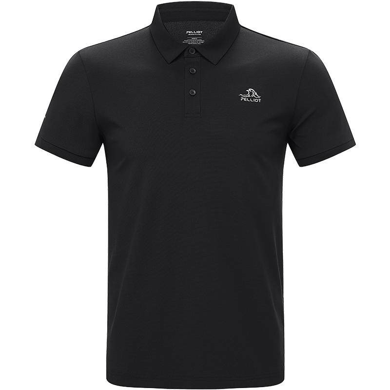 【经典款】伯希和Polo衫男夏新款翻领短袖运动透气女休闲速干t恤