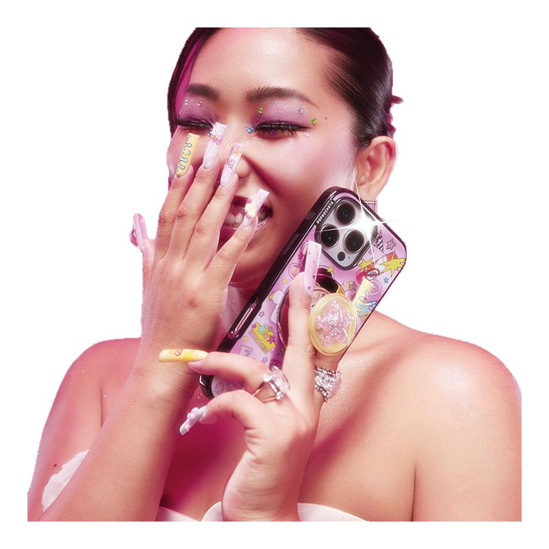 【天生发光体·手机壳】PopSockets x 创作者计划xxokate 手机壳防摔苹果iPhone17/16 爱心 钻石 流沙 闪闪