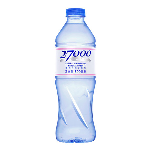 27000澳洲进口天然低钠矿泉水500ml*20瓶装饮用锶偏硅酸饮料饮品