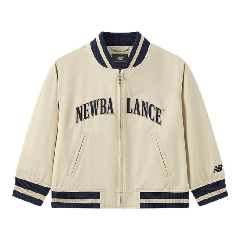 New Balance nb童装男女儿童25年春新款棒球服梭织夹克ND7AF1E013