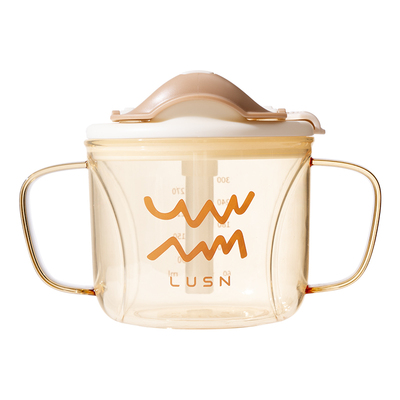 如山儿童牛奶杯ppsu材质带刻度