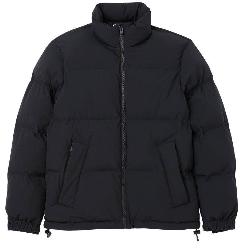 SANDRO秋冬男装经典款法式简约休闲黑色拉链门襟立领抽绳棉服外套,男装,棉衣,淘宝优惠券,粉丝福利购,淘宝优惠卷