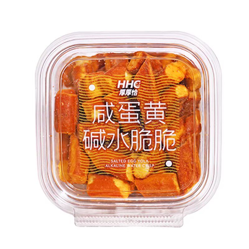 厚厚恰碱水脆脆面包干海盐焦糖咸蛋黄藤椒味218g罐装酥脆解馋零食