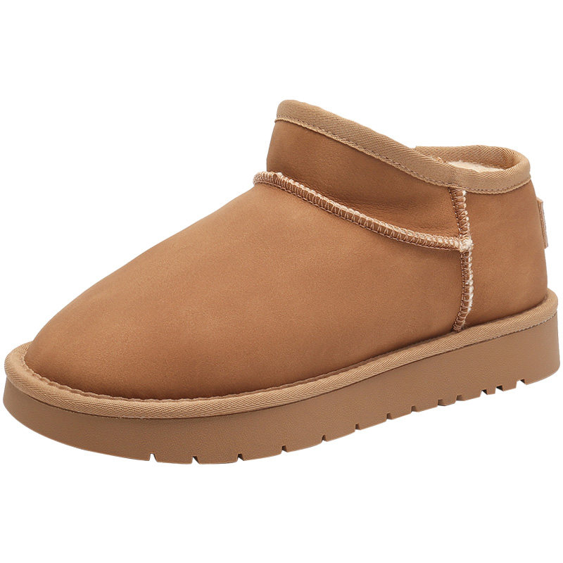 大东官方雪地靴女款2025新款冬季女鞋加绒保暖鞋子棉鞋户外棉靴女