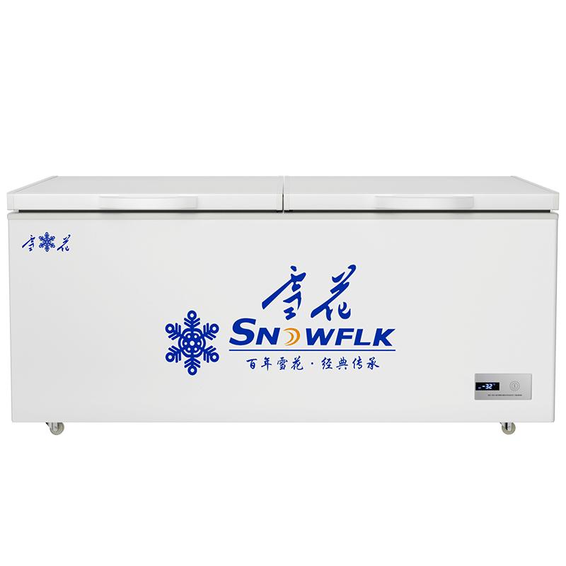 热销】雪花卧式冰柜商用冷藏冷冻