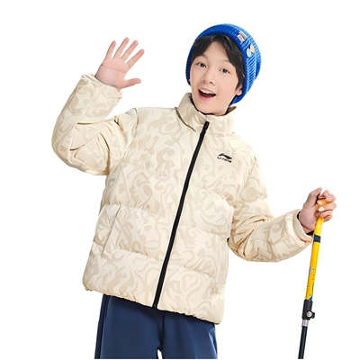 李宁儿童男大童鸭绒羽绒服