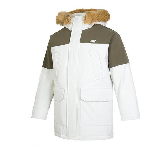 New Balance官方男女冬季NB鸭绒防泼水派克羽绒服AMJ44300-CIC