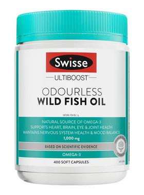 Swisse斯维诗深海鱼油omega3软胶囊DHA成人中老年400粒呵护健康