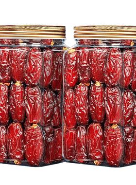 椰枣500g罐装伊朗进口黑耶枣非迪拜阿联酋新疆果干蜜饯官方旗舰店