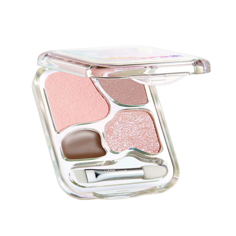 小奥汀爱豆四色卧蚕盘提亮二合一