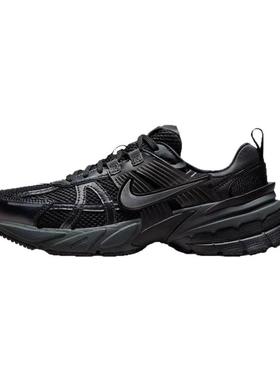 Nike耐克男鞋V2K RUN黑色复古老爹鞋网面透气跑步鞋 HJ4497-001
