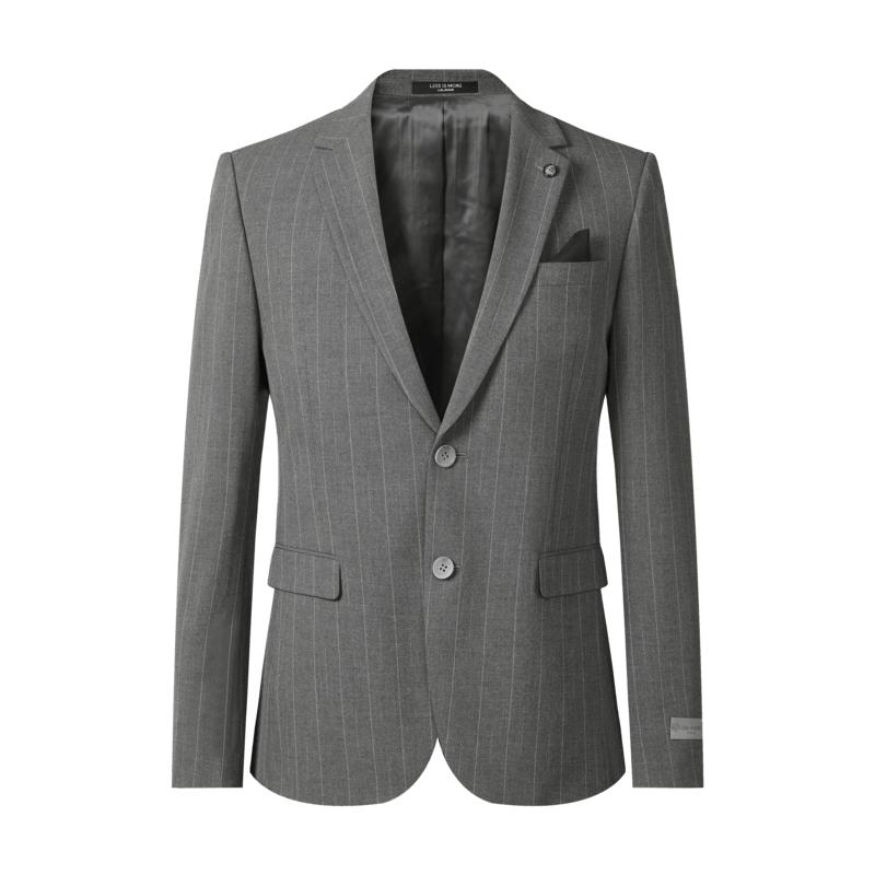 【平驳领设计】利郎青年商务西服套装2025秋两件套时尚修身西装男