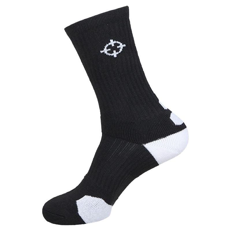 准者儿童运动袜专业小学生加厚抗菌中筒篮球袜男童小孩毛巾底袜子
