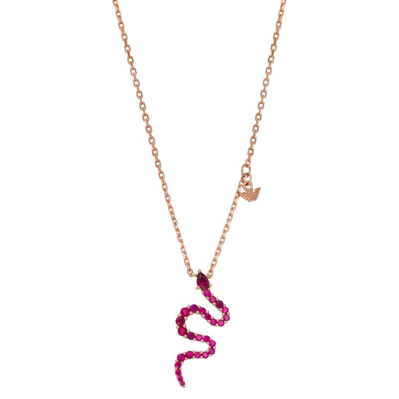 阿玛尼女士银蛇系列项链