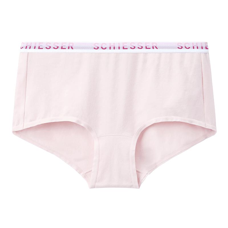 舒雅2条装女士50S舒美棉平角内裤