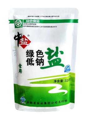 减钠盐含钾高钾中盐绿色低钠盐未加碘食用盐补钾低碘细盐巴井矿盐