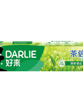 DARLIE好来(原黑人)茶倍健牙膏男女士通用含氟白桃薄荷官方正品